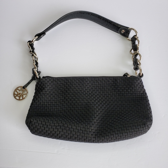 small woven purse